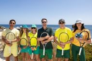 Ajla Tomljavonic, and Alex de Minaur with their teammates in Perth ahead of the 2024 United Cup.